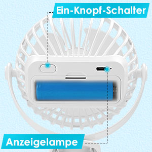 Ein-Knopf-Schalter tischventilator mini usb fan