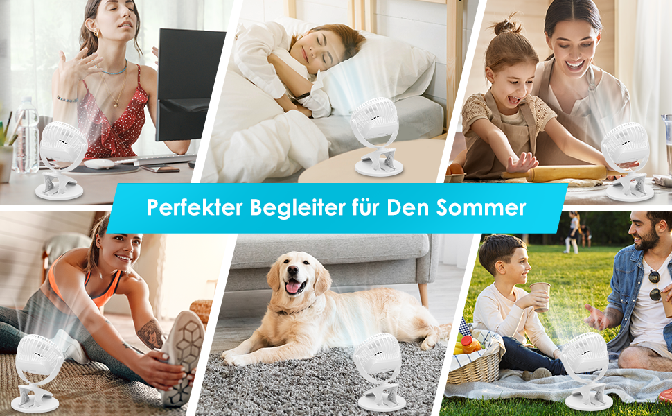 Perfekter Begleiter für Den Sommer usb ventilator akku