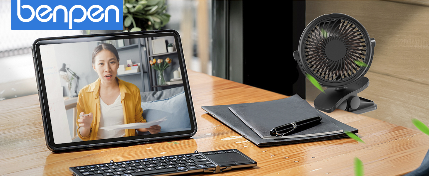 Aufsteckventilator Schreibtisch Mini-Ventilator tragbar