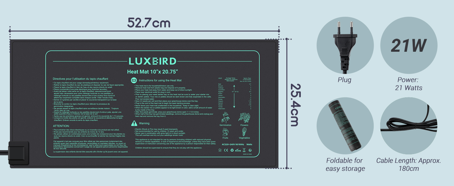 heizmatte mit thermostat heizmatten heating mat heizmatte pflanzen terrarium