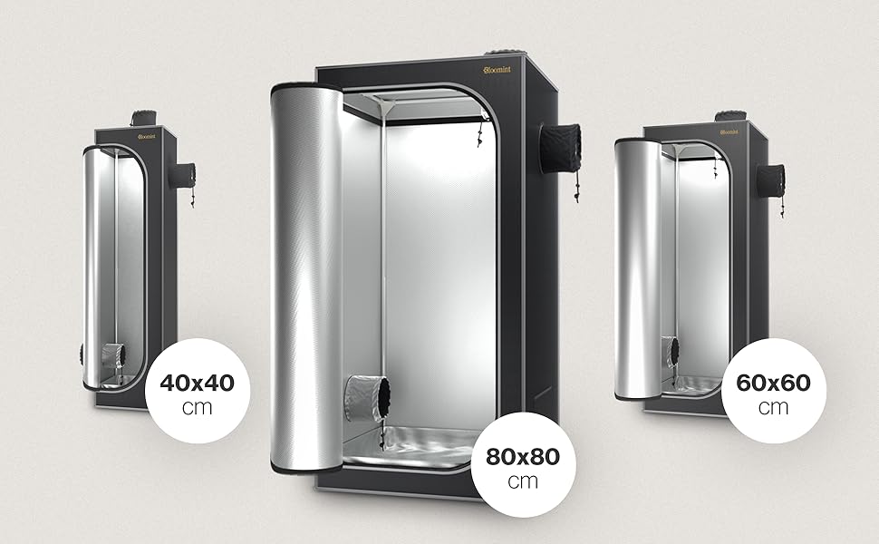 Growzelte Überblick, 80cm