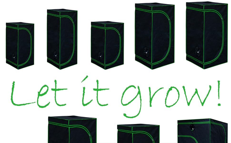 Growbox Wachstumszelt Grow Zelt Grow Box Gewächshaus Anzucht Growtent Gewächshaus