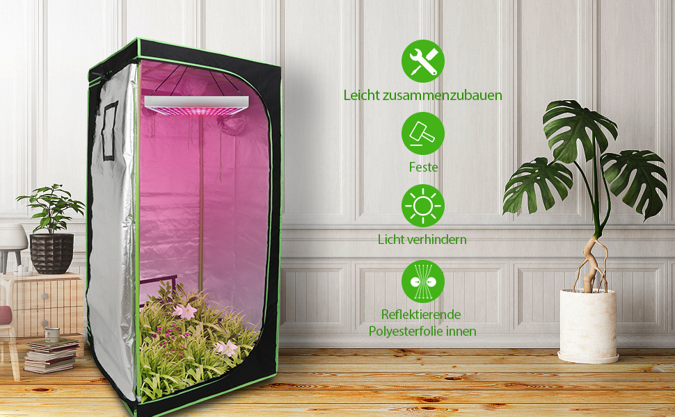 Zuchtzelte für Hydrokulturen