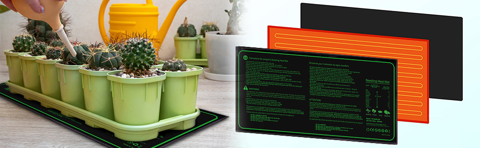 Heizmatte Pflanzen mit Thermostat