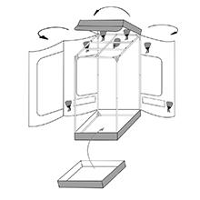 growzelt growbox 150x150x200